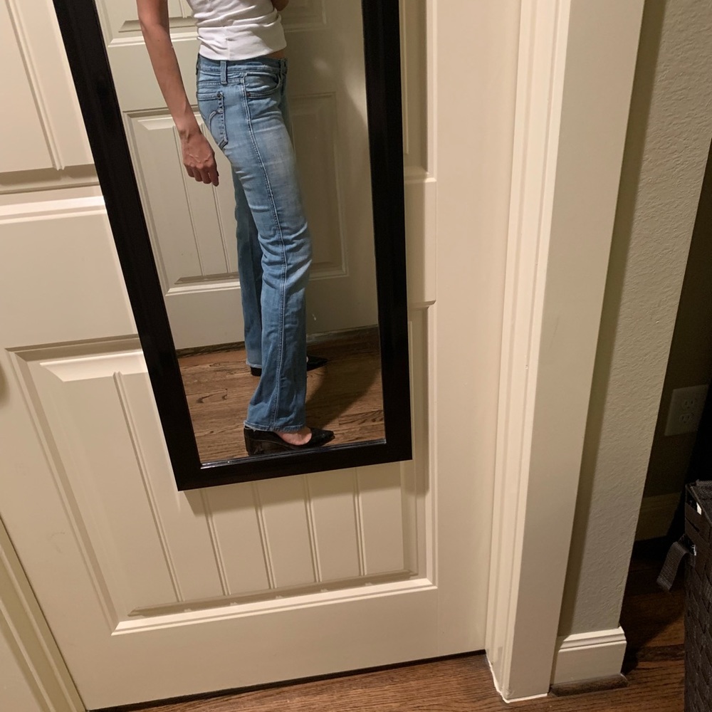 Joes low rise boot cut jeans